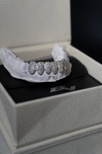 Bottom 6 moissanite iced out grillz