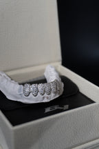 Bottom 6 moissanite iced out grillz